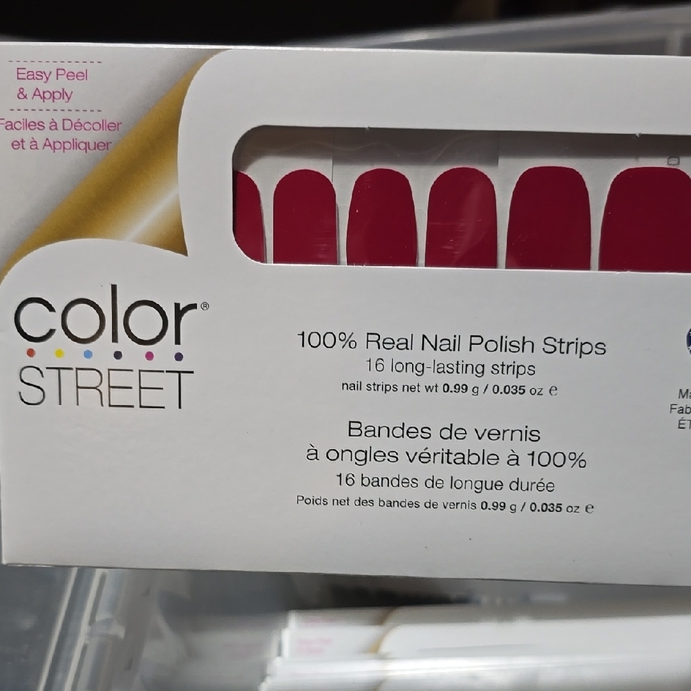 Color Street Red Nail Polish Strips